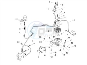 TUONO 1100 V4 FACTORY E4 SUPERPOLE ABS (EMEA-GSO) drawing ABS brake system