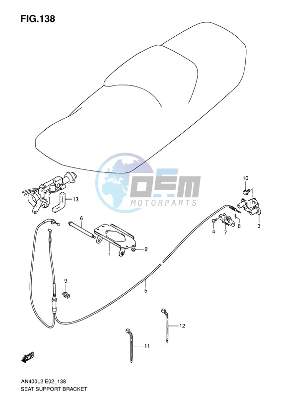 SEAT SUPPORT BRACKET