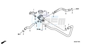 VT750CA9 Korea - (KO / ST) drawing AIR INJECTION CONTROL VALVE