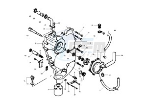 X9 EVOLUTION 500 drawing Ignition Cover - Oil Filter