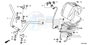 TRX420FED TRX420 Europe Direct - (ED) drawing HANDLE PIPE