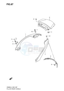 AN650Z ABS BURGMAN EXECUTIVE EU drawing PILLION RIDER HANDLE