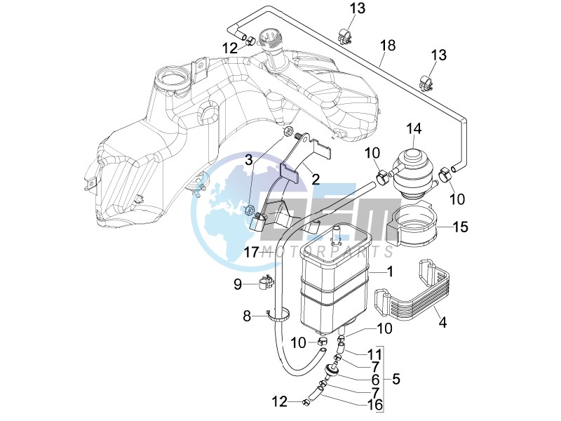 Anti-percolation system