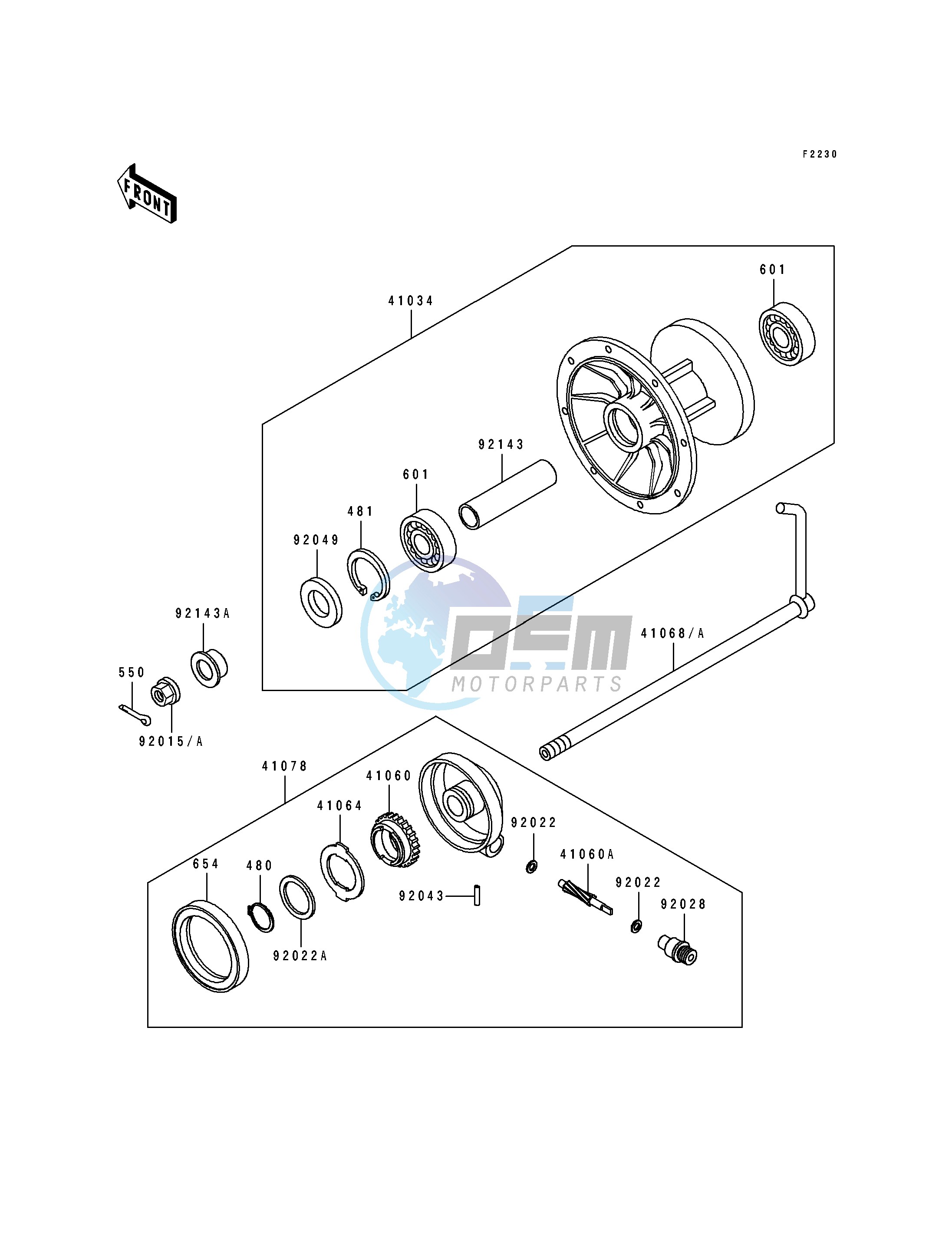 FRONT HUB