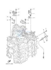 LF250UCA drawing CYLINDER-AND-CRANKCASE-3