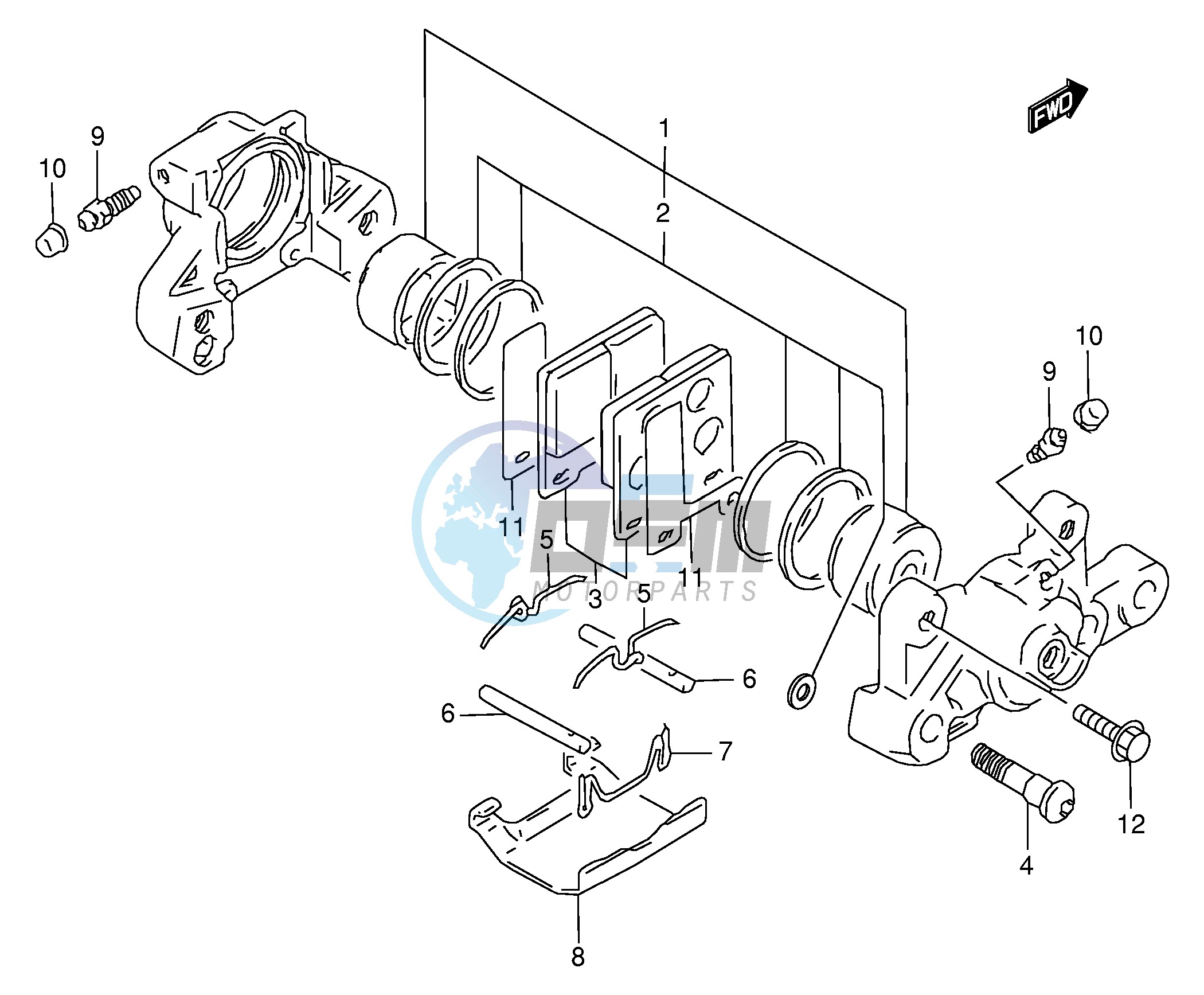 REAR CALIPER