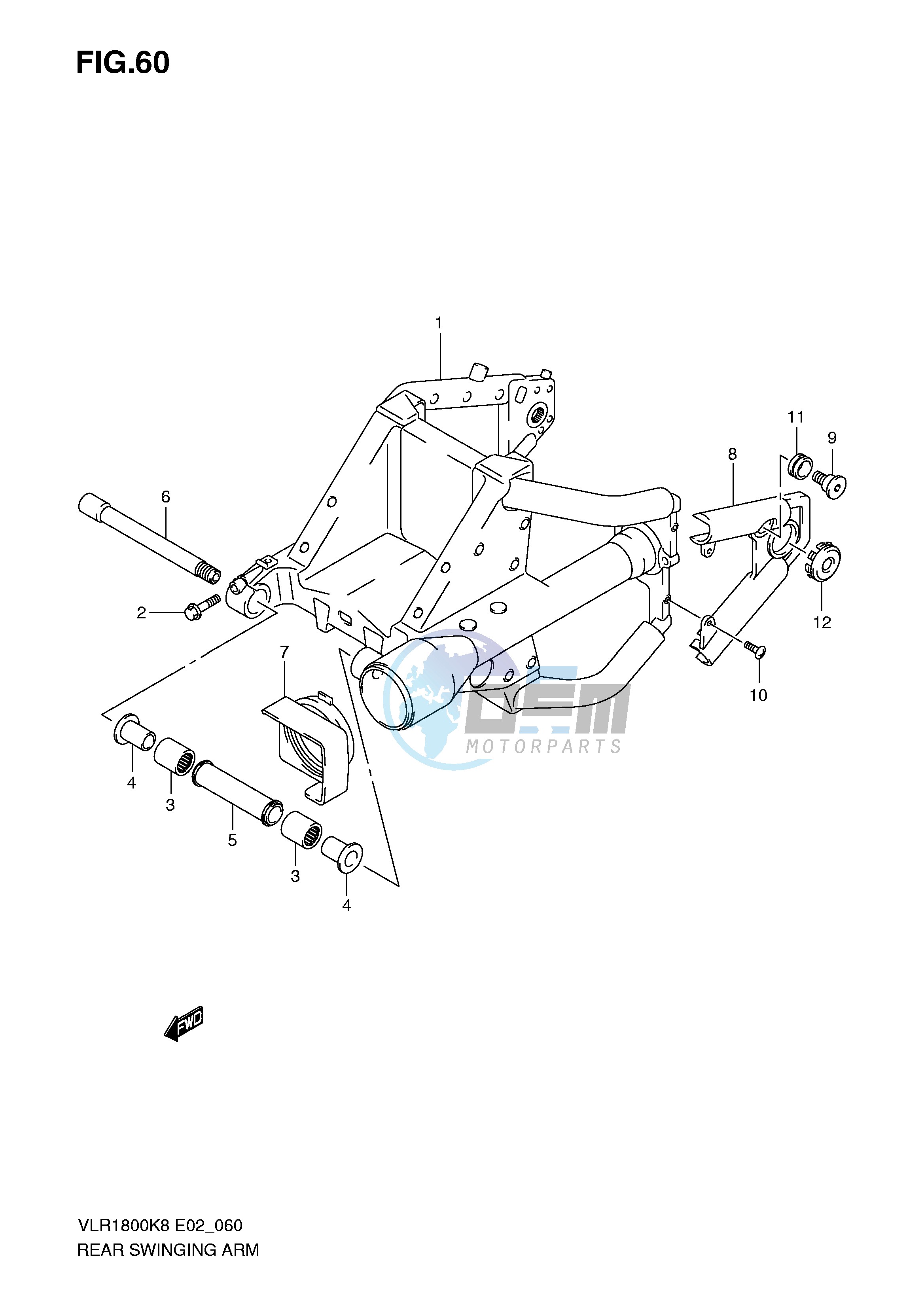 REAR SWINGING ARM