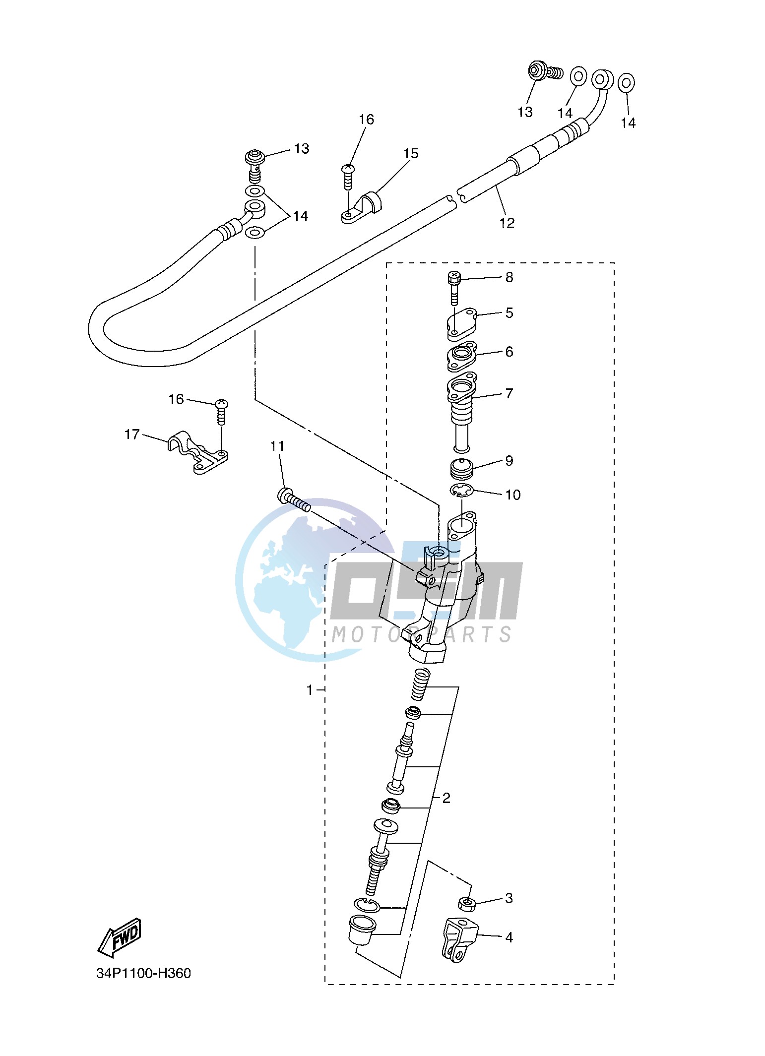 REAR MASTER CYLINDER