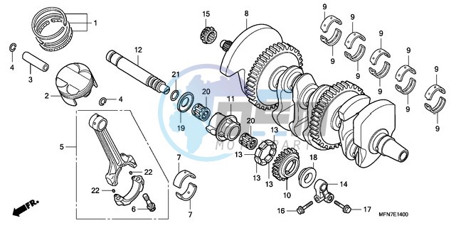 CRANKSHAFT/PISTON