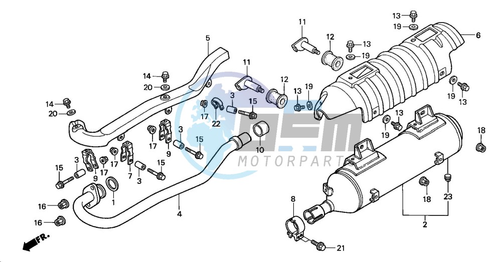 EXHAUST MUFFLER