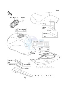 ZR 750 K [Z750S] (K6F) K6F drawing LABELS