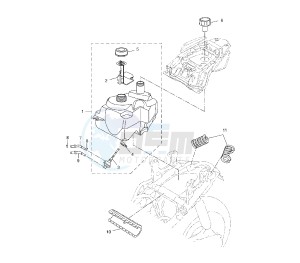 NS AEROX 50 drawing FUEL TANK