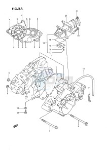 RM80 (E24) drawing CRANKCASE (MODEL K)