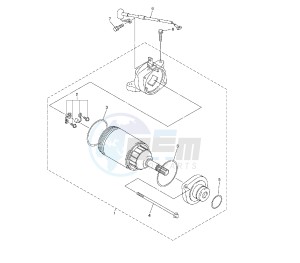 WR F 450 drawing STARTING MOTOR