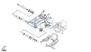 DXR - 200 CC VTHSM1B1A drawing REAR ARM