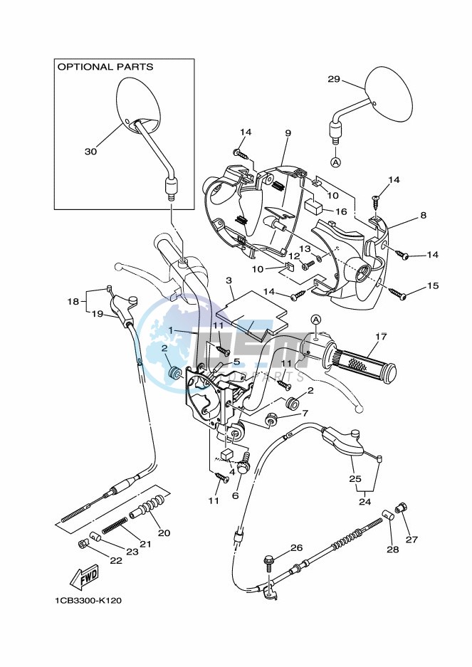 STEERING HANDLE & CABLE