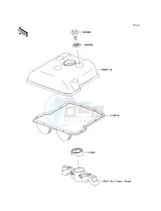 KSF 450 B [KFX450R MONSTER ENERGY] (B8F-B9FB) B9F drawing CYLINDER HEAD COVER