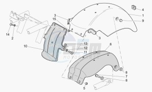 California 1100 EV PI Cat. EV PI Cat. drawing Rear mudguard