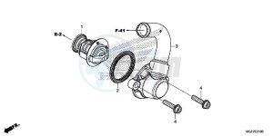 CB500XD CB500X Continue » UK - (E) drawing THERMOSTAT