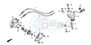 CBR1000RR drawing SERVO MOTOR (CBR1000RR6/7)