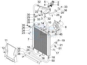 Runner 200 VXR 4t e3 drawing Cooling system