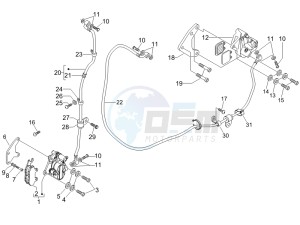 Nexus 250 e3 (UK) UK drawing Brakes hose  - Calipers