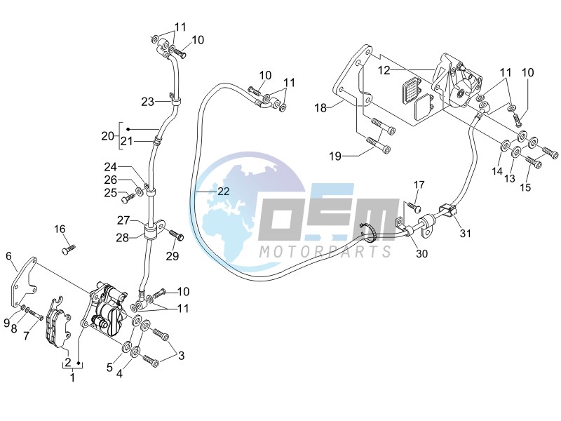 Brakes hose  - Calipers