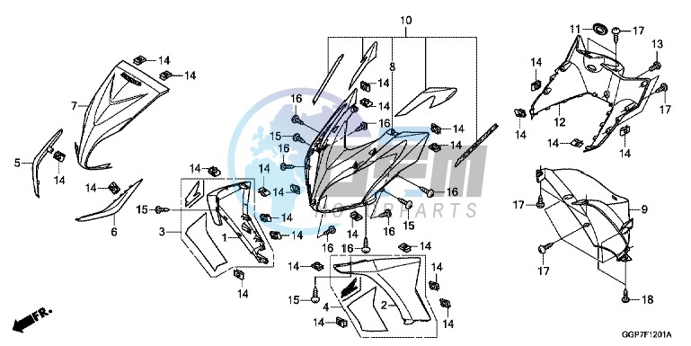 FRONT COVER/ INNER COVER (NSC502WH/ T2)