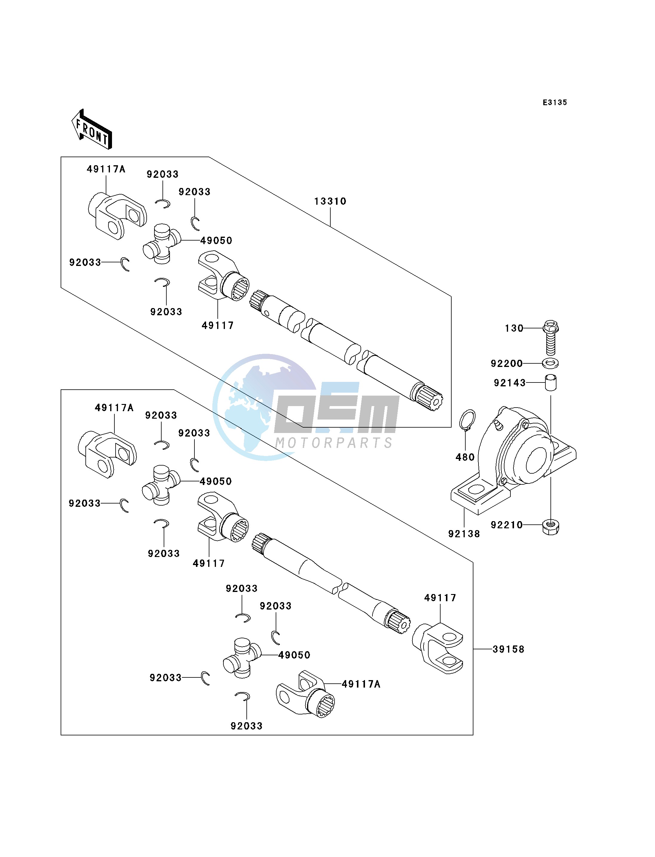 DRIVE SHAFT-PROPELLER