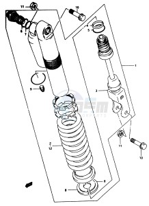 RM80 (T-V) drawing SHOCK ABSORBER