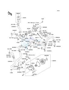 ZG 1200 B [VOYAGER XII] (B15-B17) [VOYAGER XII] drawing WATER PUMP