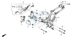 ANF125T drawing FRAME BODY