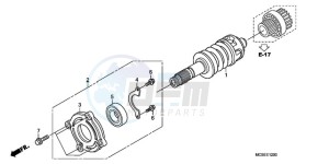 ST13009 Europe Direct - (ED / MME) drawing PRIMARY SHAFT