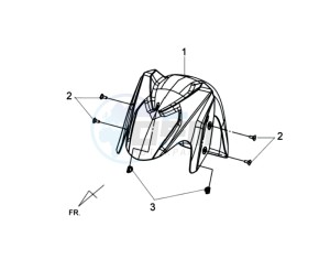 GTS 125 EFI drawing FRONT FENDER