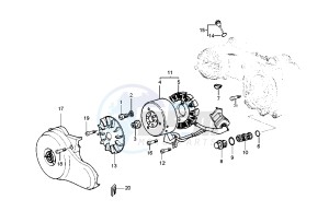 LIBERTY 4T 50 drawing Flywheel magneto