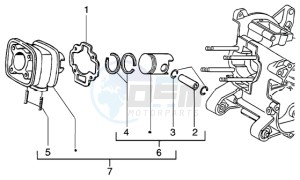 NRG 50 MC3 DD drawing Cylinder-piston-wrist pin assy