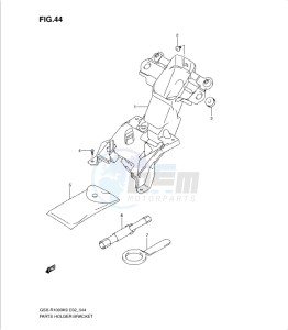 GSX-R1000 drawing PARTS HOLDER BRACKET