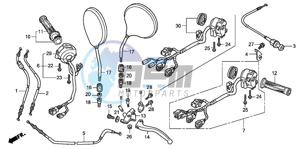 HANDLE LEVER/SWITCH/CABLE