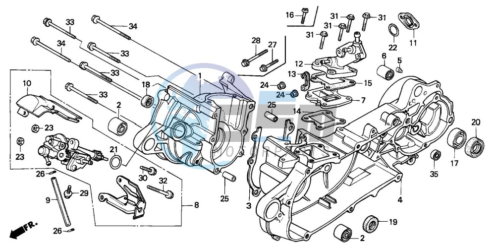 CRANKCASE/OIL PUMP