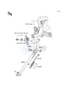 ER-6f ABS EX650B8F GB XX (EU ME A(FRICA) drawing Stand(s)