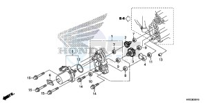 TRX420FA1E TRX420 Europe Direct - (ED) drawing CONTROL MOTOR