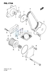 UH200 ABS BURGMAN EU drawing OIL PUMP