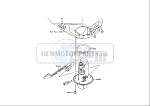 ZX-10R NINJA - 1000 cc (EU) drawing FUEL PUMP