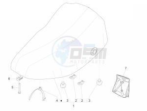 Liberty 125 4T PTT E3 (E) (EMEA) drawing Saddle/seats