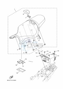 MT-10 MTN1000 (B5Y6) drawing SEAT