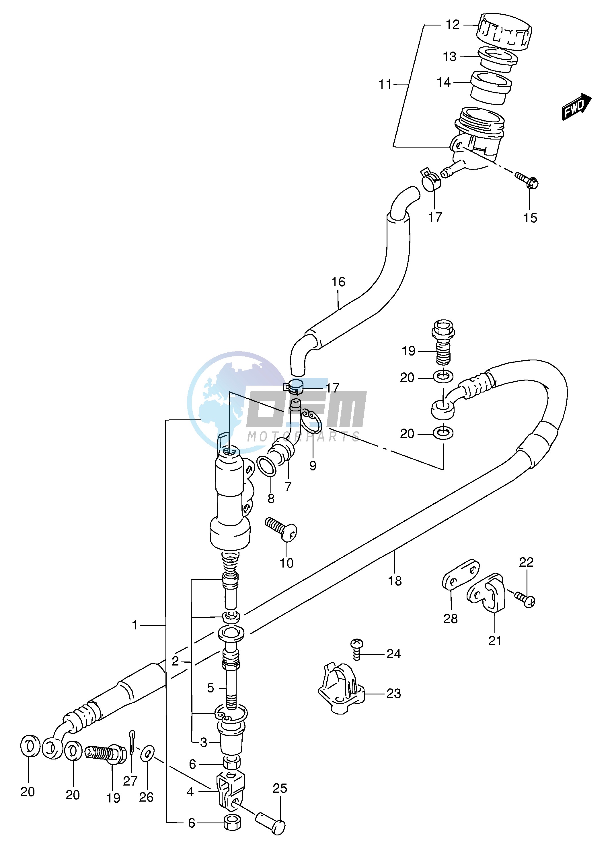 REAR MASTER CYLINDER