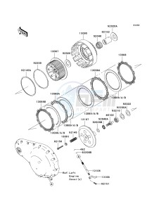 VN 2000 A [VULCAN 2000] (A1-A2) [VULCAN 2000] drawing CLUTCH