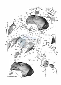 MT-09 MTN890 (B7N7) drawing FUEL TANK