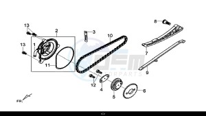 MAXSYM 600 I ABS EXECUTIVE (LX60A4-EU) (E4) (L7-M0) drawing CYL. HEAD SIDE COVER