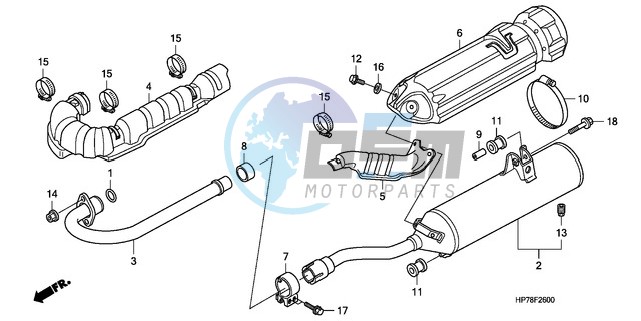 EXHAUST MUFFLER